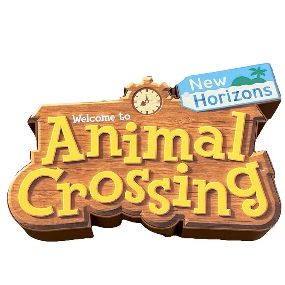 Brand New Official Animal Crossing New Horizons Logo Light with 2 Light Modes - Picture 5 of 5